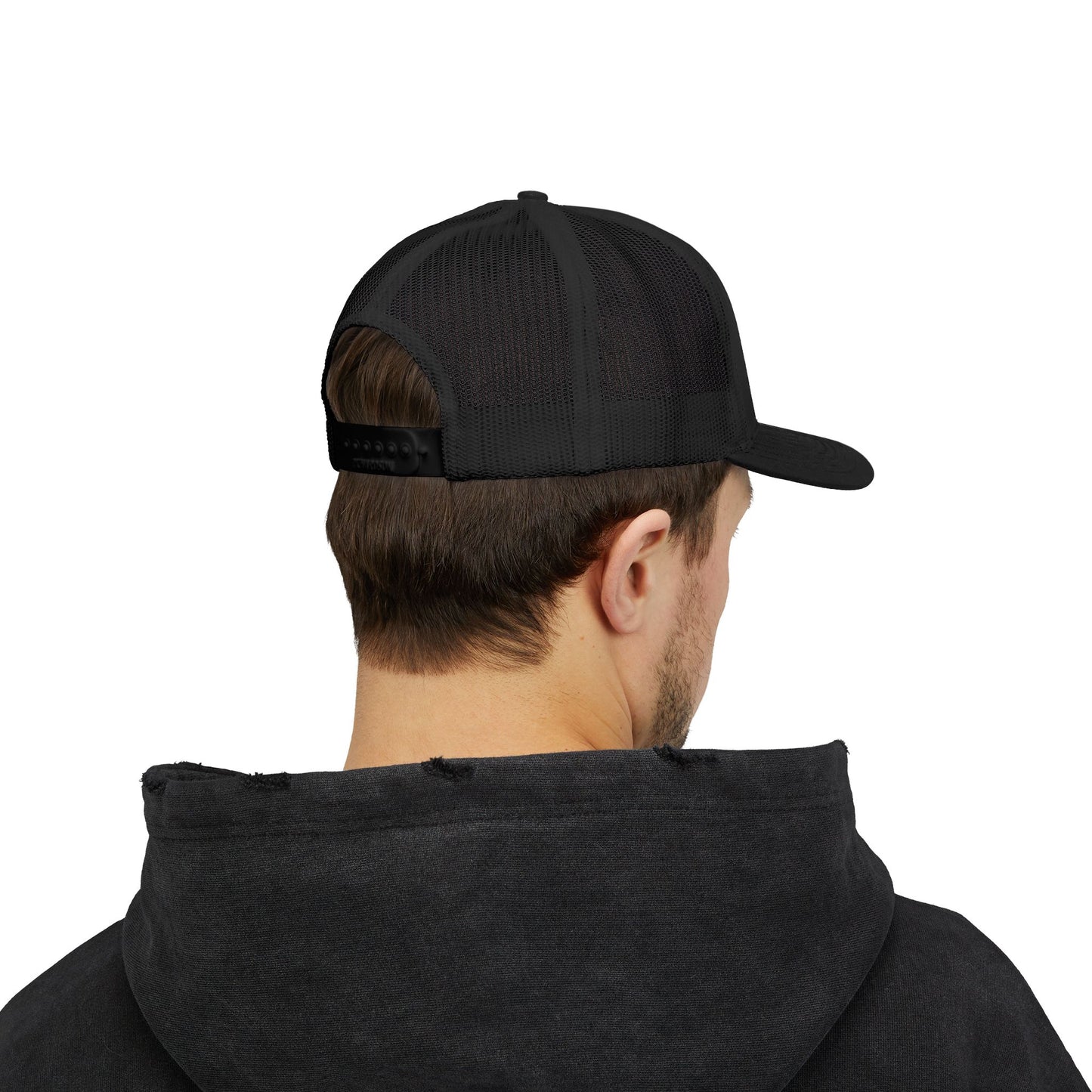 Douze Singes Truck Hat Logo fait de Broderie.