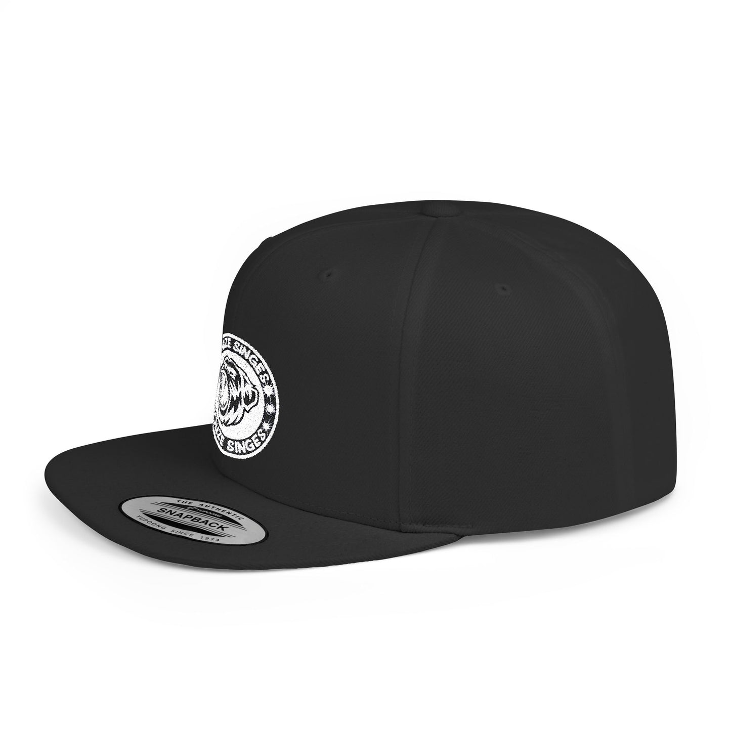Douze Singes Flat Bill Snapback Logo fait de Broderie.