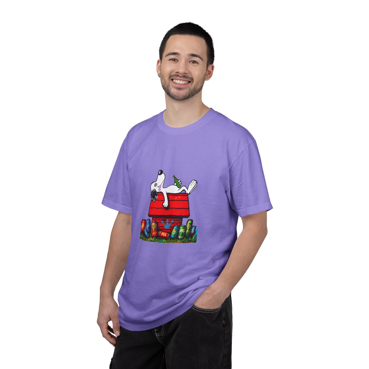 (fy)Snooz Dog. Unisex.  Garment-Dyed T-shirt