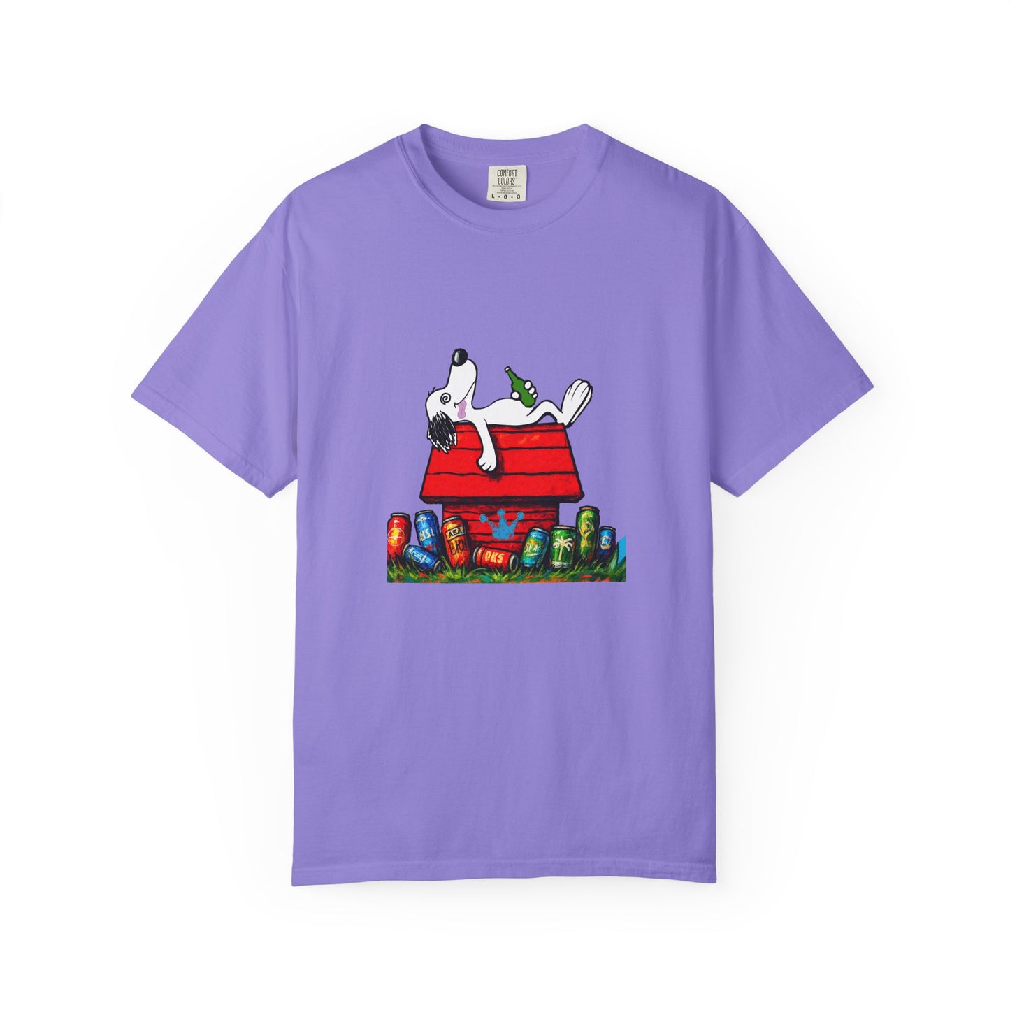(fy)Snooz Dog. Unisex.  Garment-Dyed T-shirt