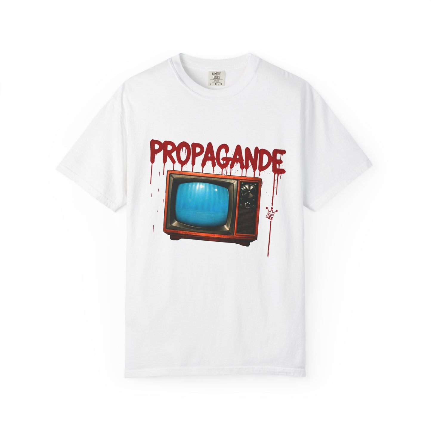 (fy) Smash that TV! Unisex.  Garment-Dyed T-shirt
