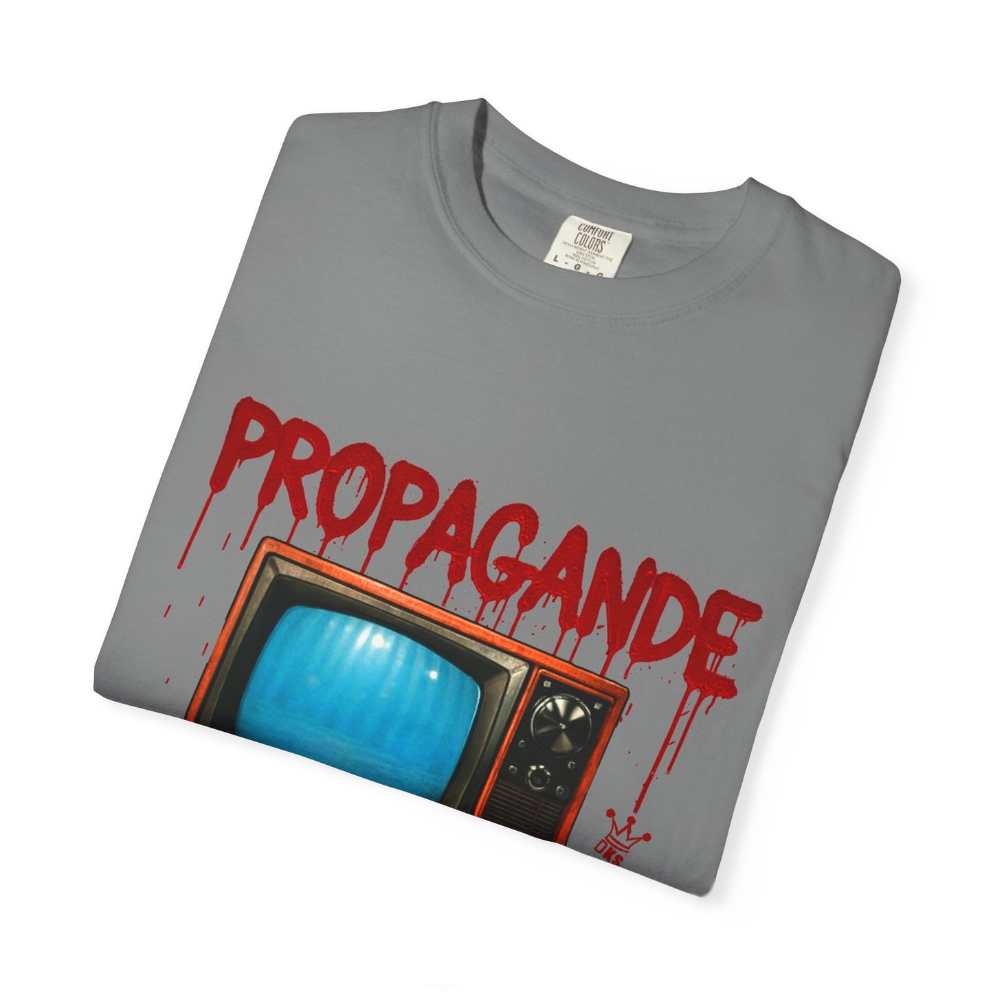 (fy) Smash that TV! Unisex.  Garment-Dyed T-shirt