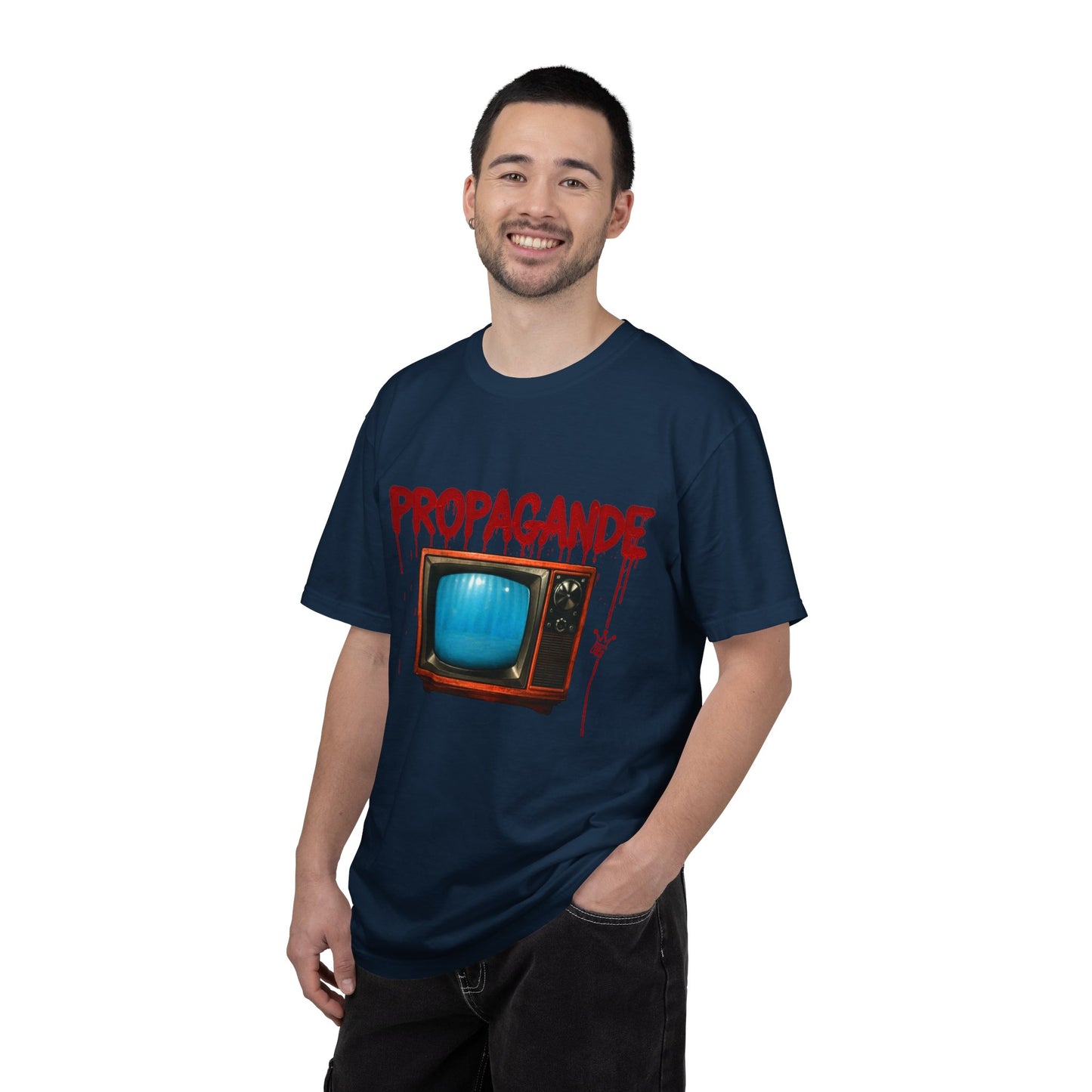 (fy) Smash that TV! Unisex.  Garment-Dyed T-shirt