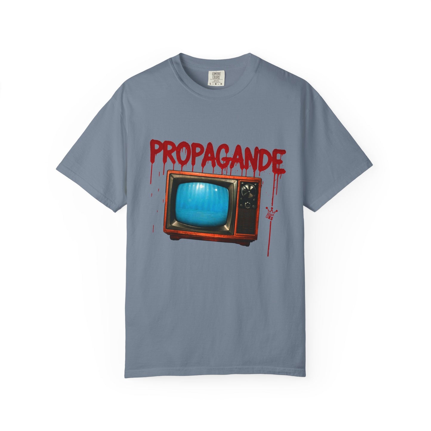(fy) Smash that TV! Unisex.  Garment-Dyed T-shirt