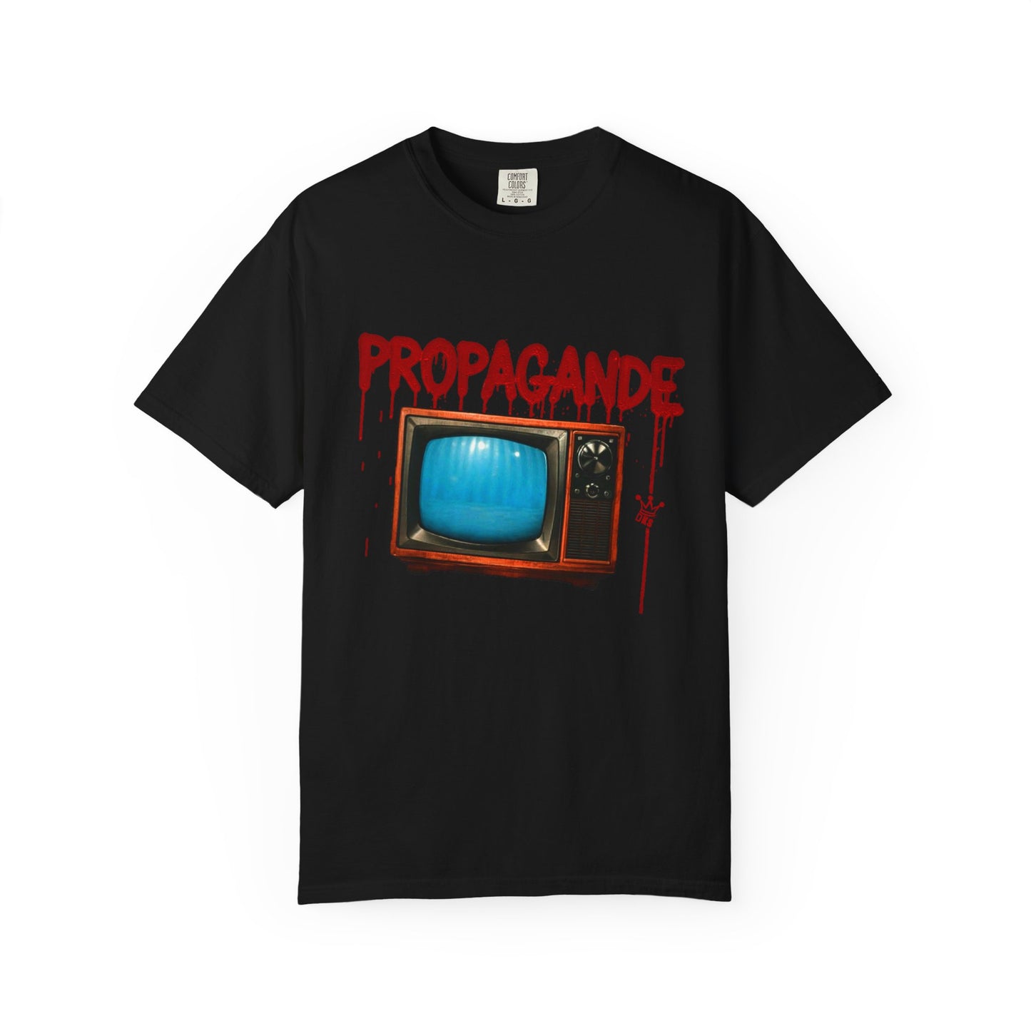 (fy) Smash that TV! Unisex.  Garment-Dyed T-shirt