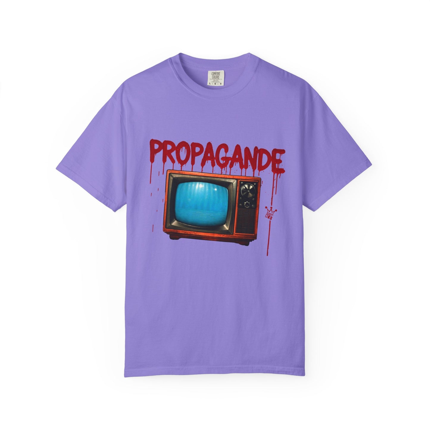 (fy) Smash that TV! Unisex.  Garment-Dyed T-shirt