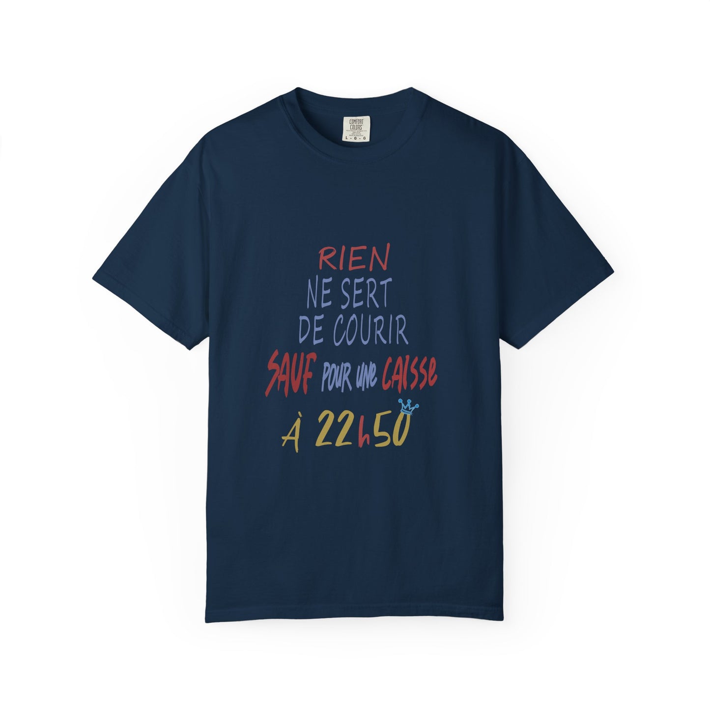 (fy) « Cours Forrest, cours ! »  Unisex.  Garment-Dyed T-shirt