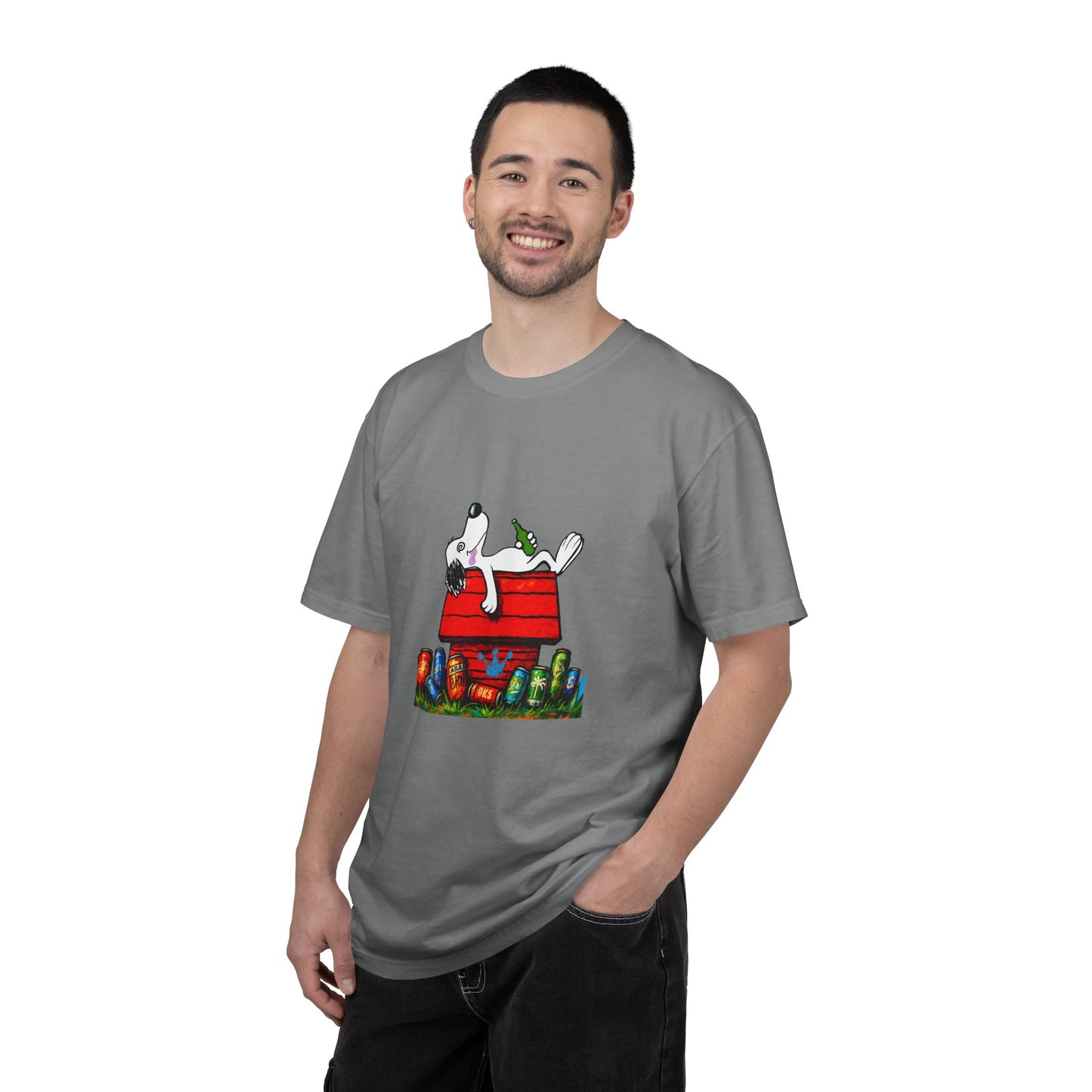 (fy)Snooz Dog. Unisex.  Garment-Dyed T-shirt