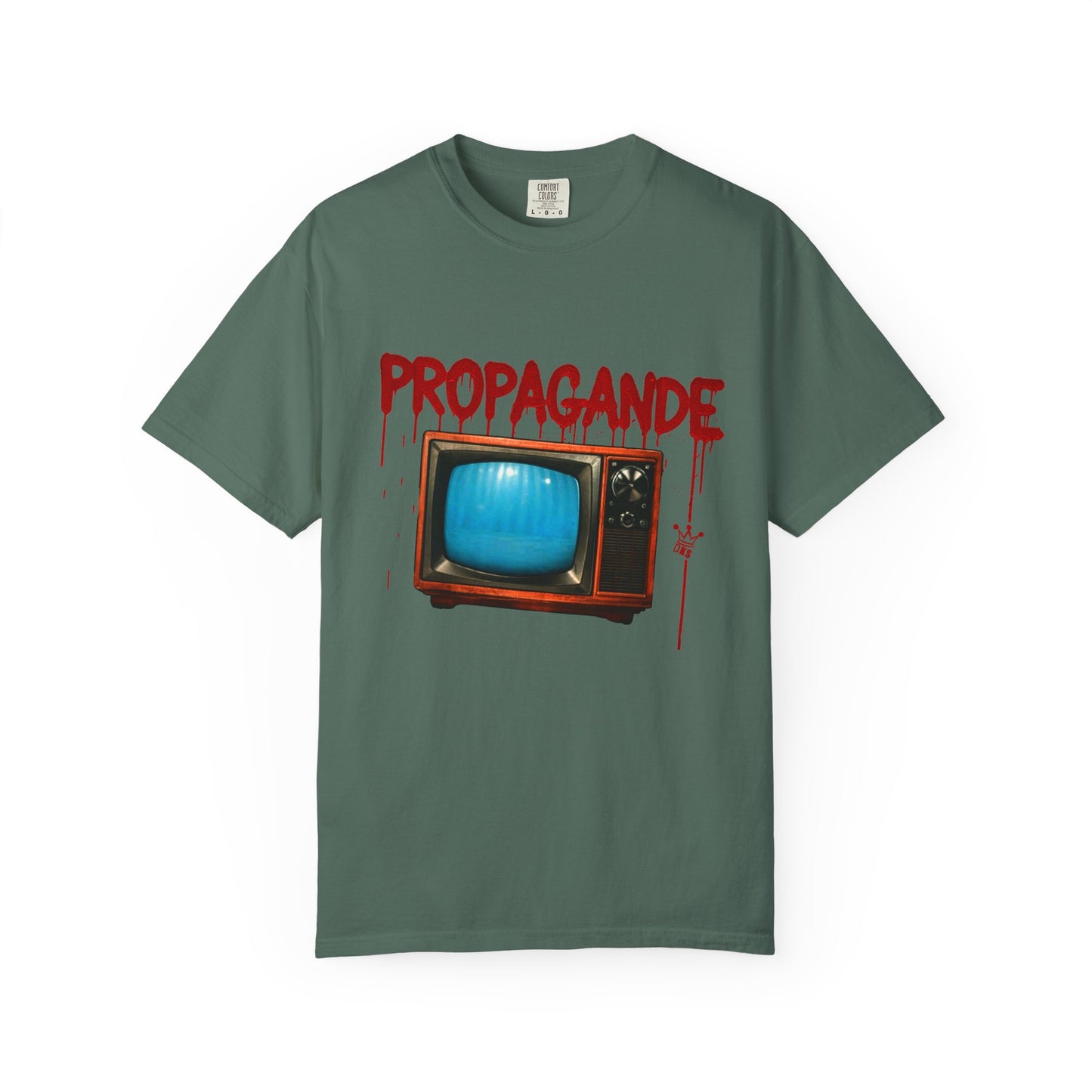 (fy) Smash that TV! Unisex.  Garment-Dyed T-shirt