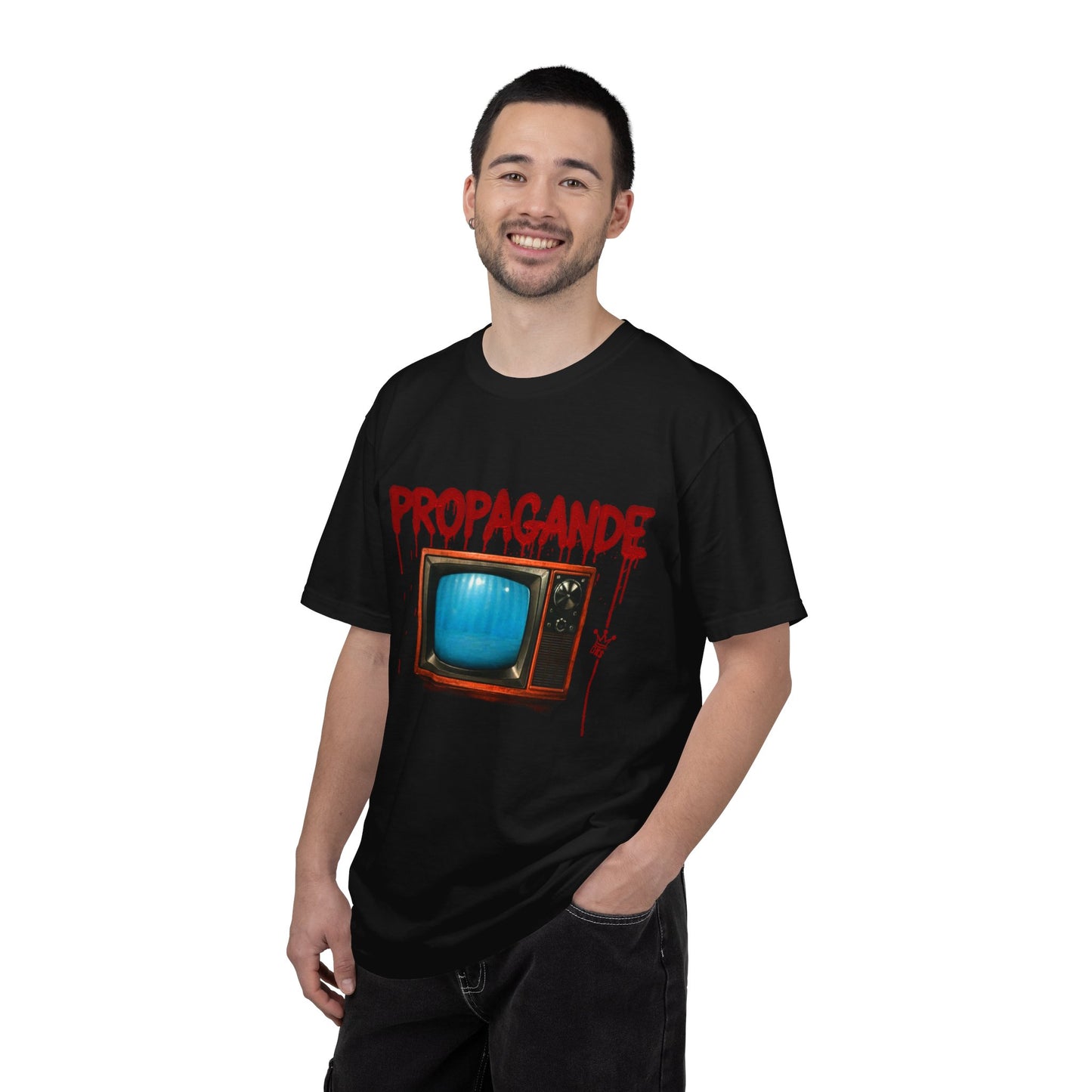 (fy) Smash that TV! Unisex.  Garment-Dyed T-shirt