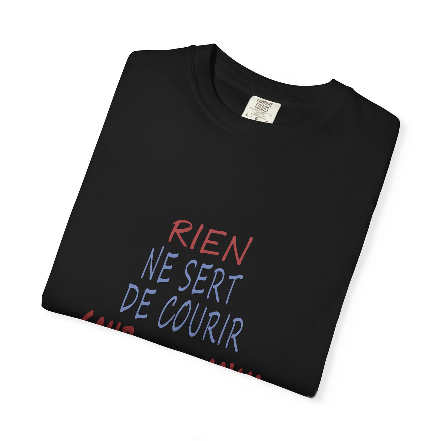 (fy) « Cours Forrest, cours ! »  Unisex.  Garment-Dyed T-shirt