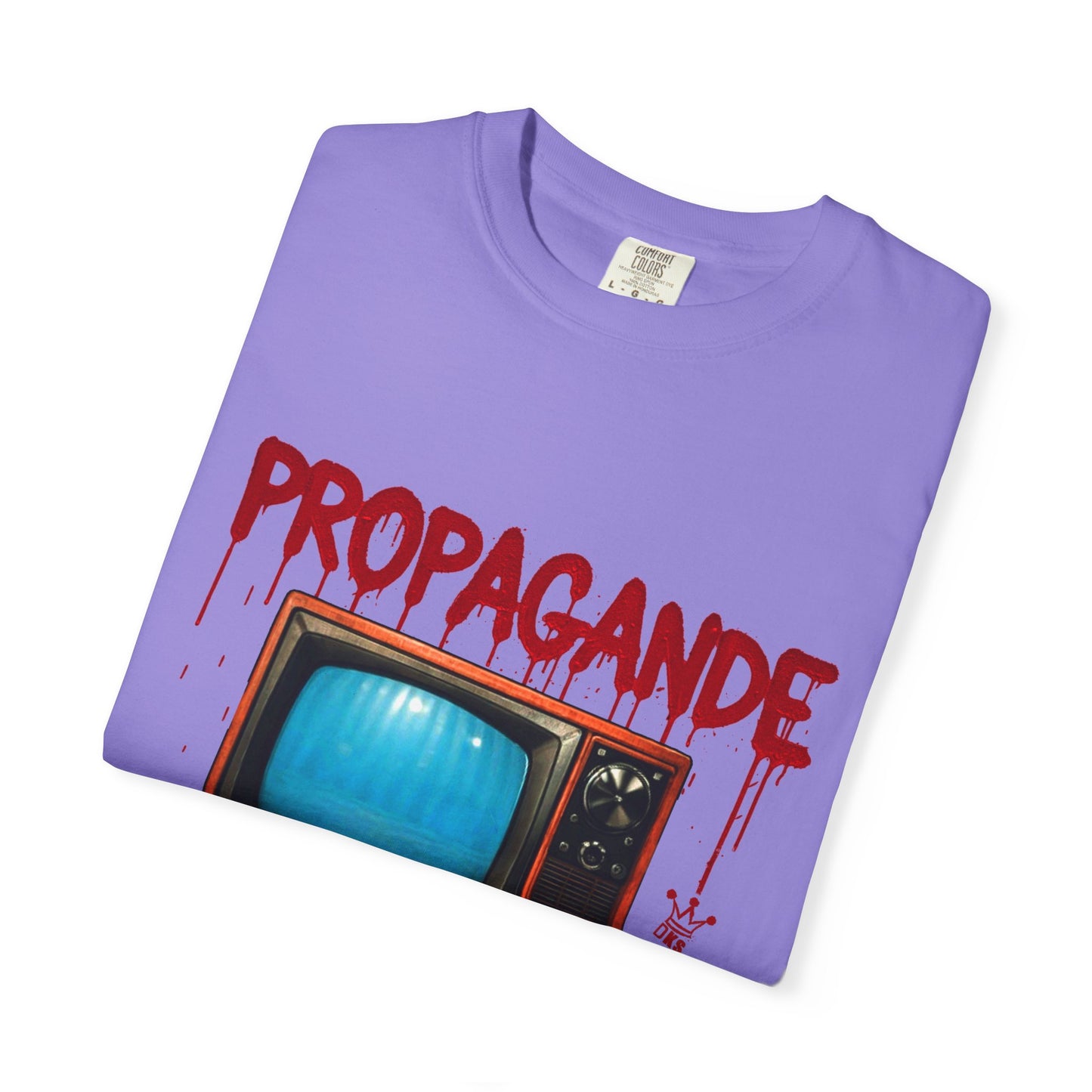 (fy) Smash that TV! Unisex.  Garment-Dyed T-shirt