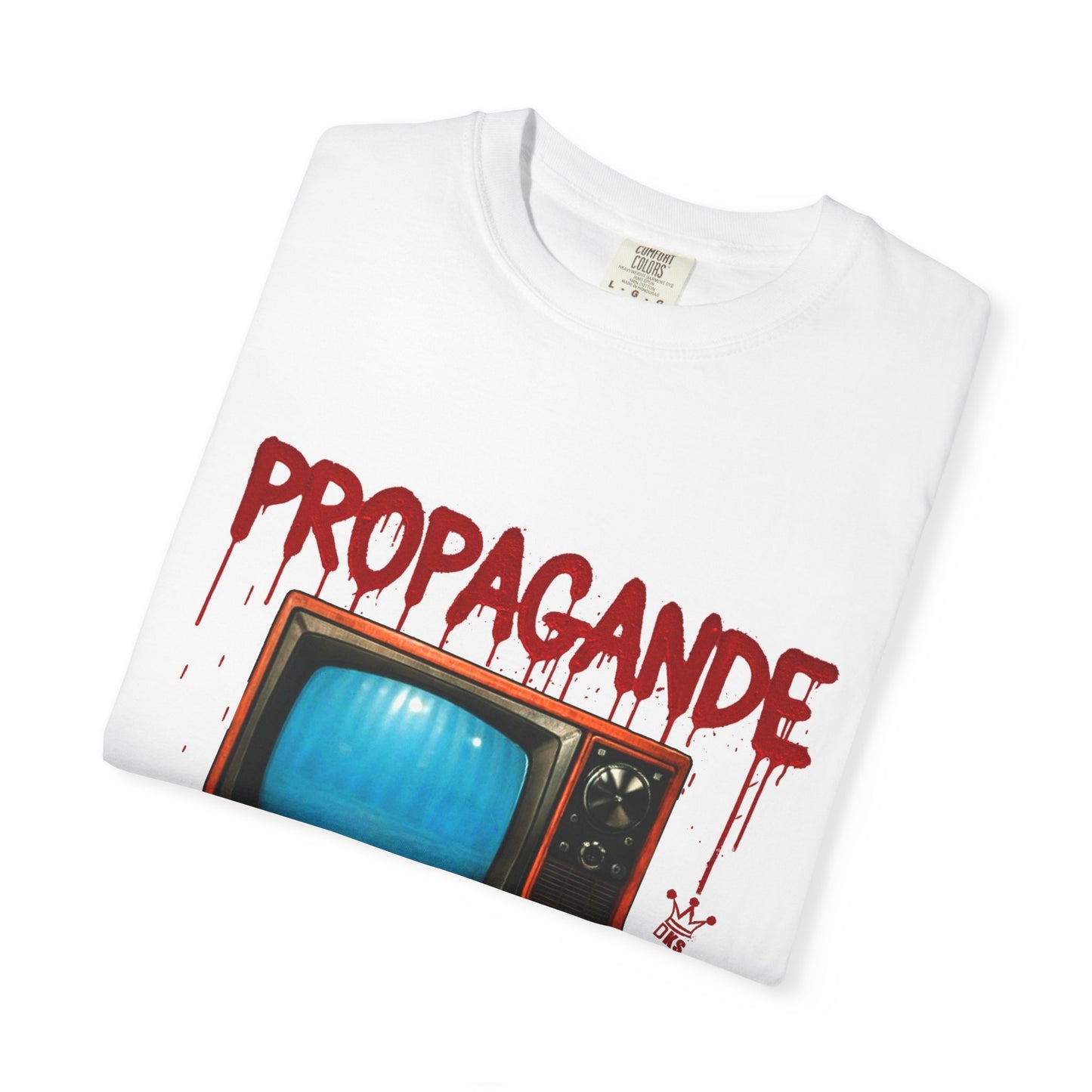 (fy) Smash that TV! Unisex.  Garment-Dyed T-shirt
