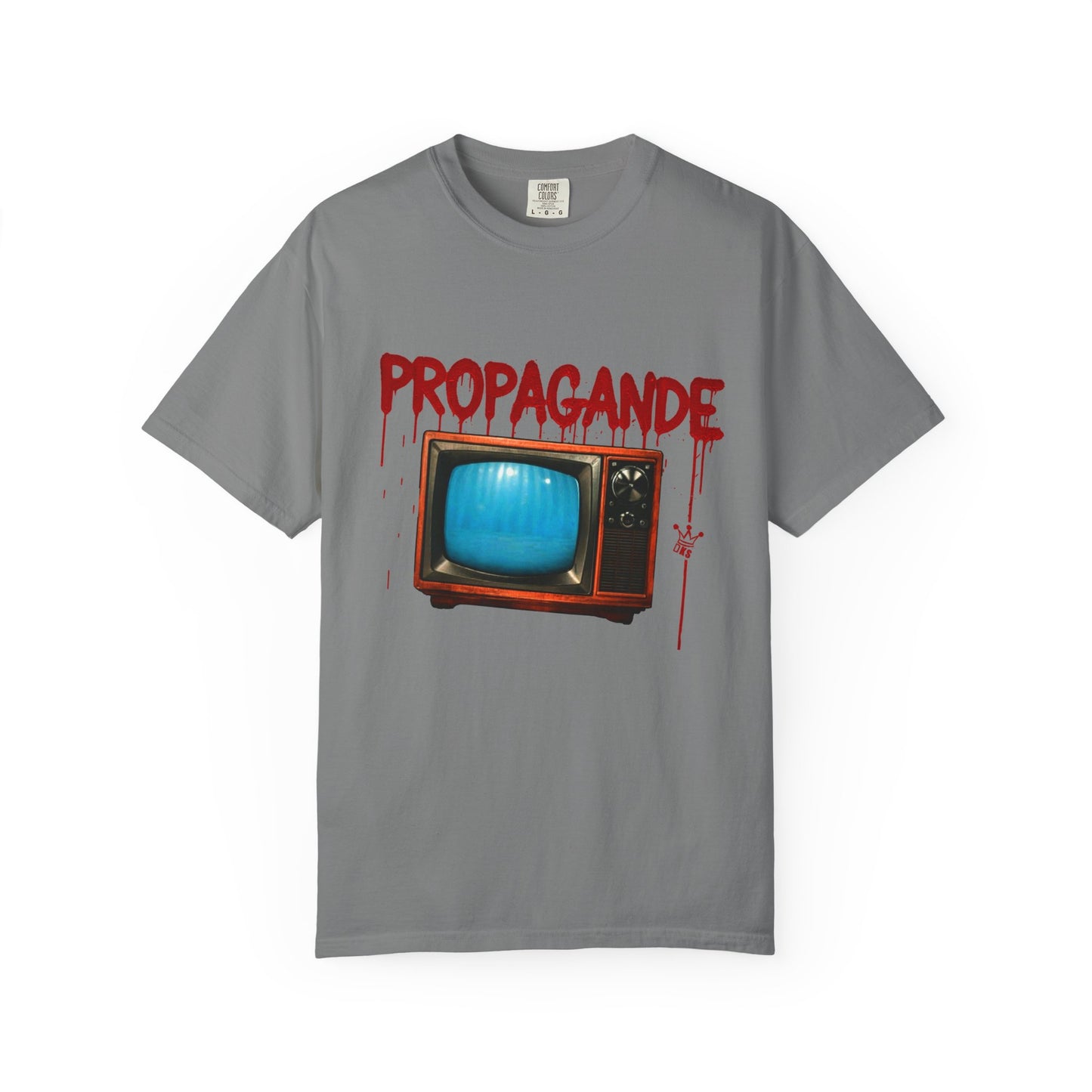 (fy) Smash that TV! Unisex.  Garment-Dyed T-shirt