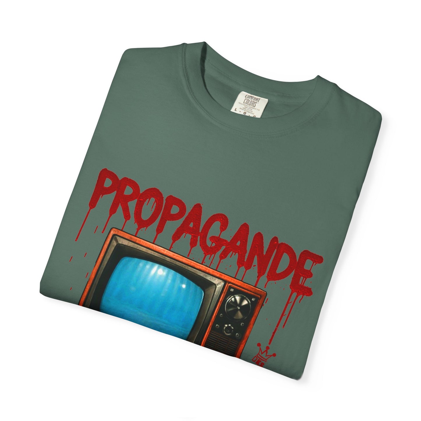 (fy) Smash that TV! Unisex.  Garment-Dyed T-shirt