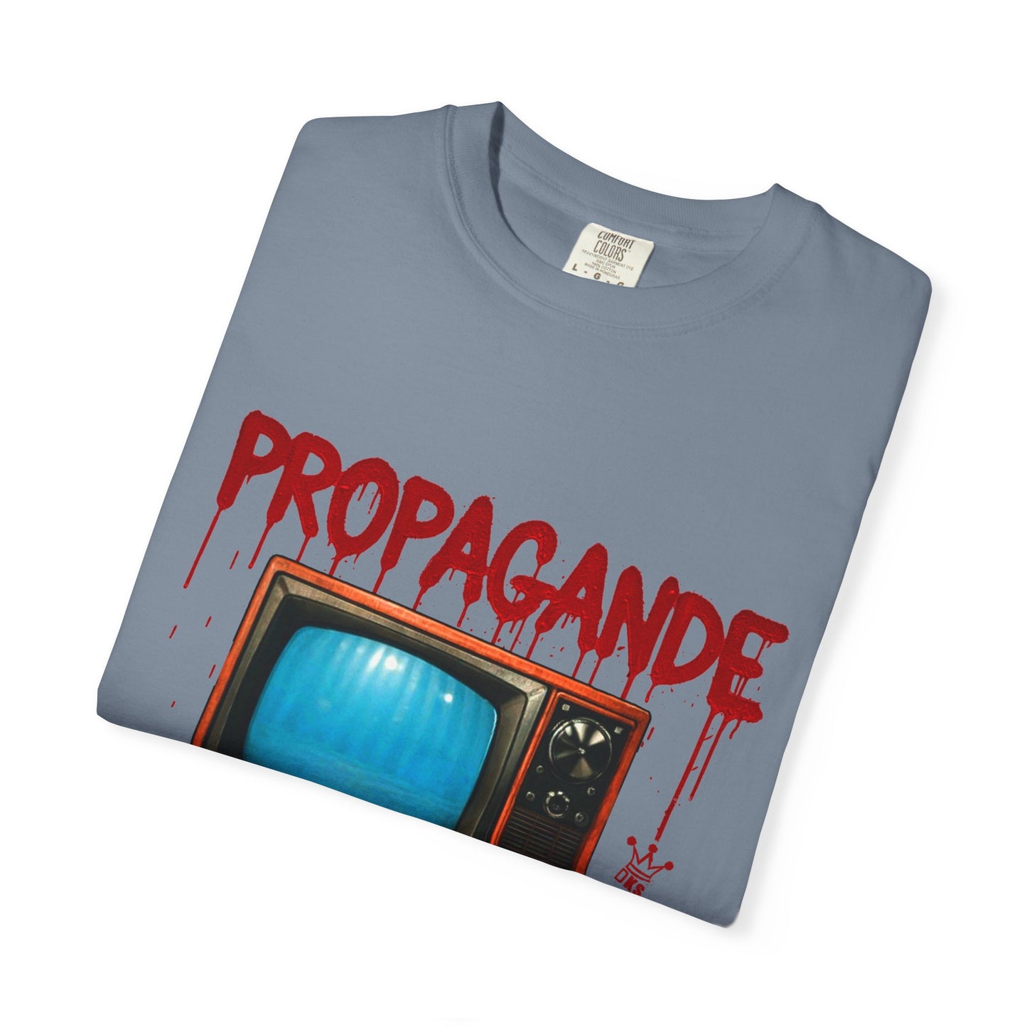 (fy) Smash that TV! Unisex.  Garment-Dyed T-shirt