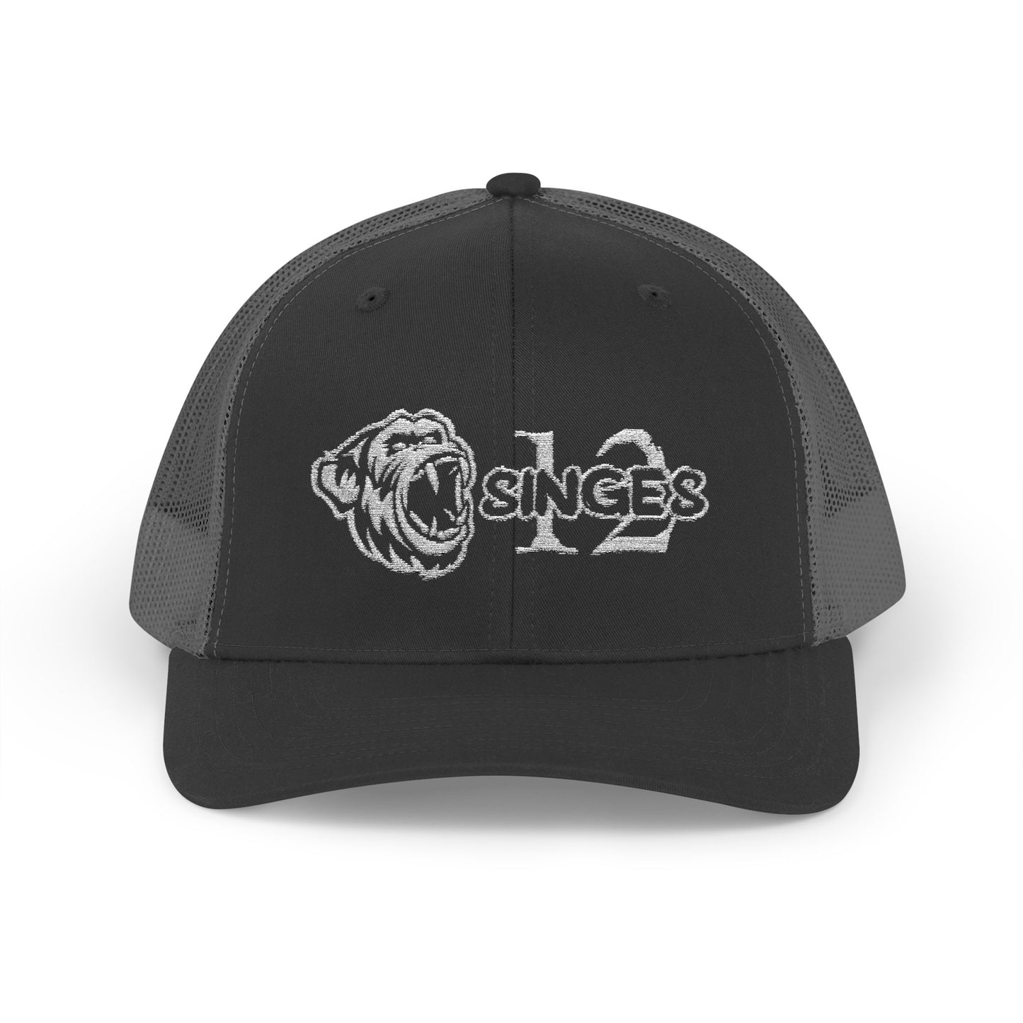 Douze singes Truck hat Logo fait de Broderie.