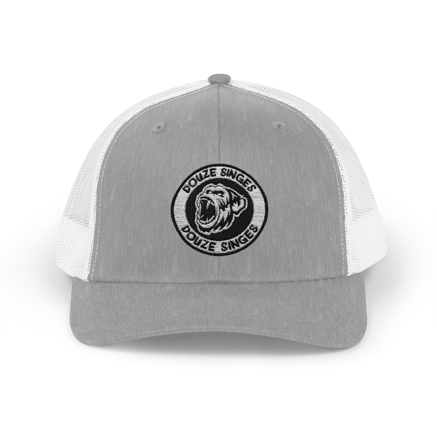 Douze Singes Truck Hat Logo fait de Broderie.