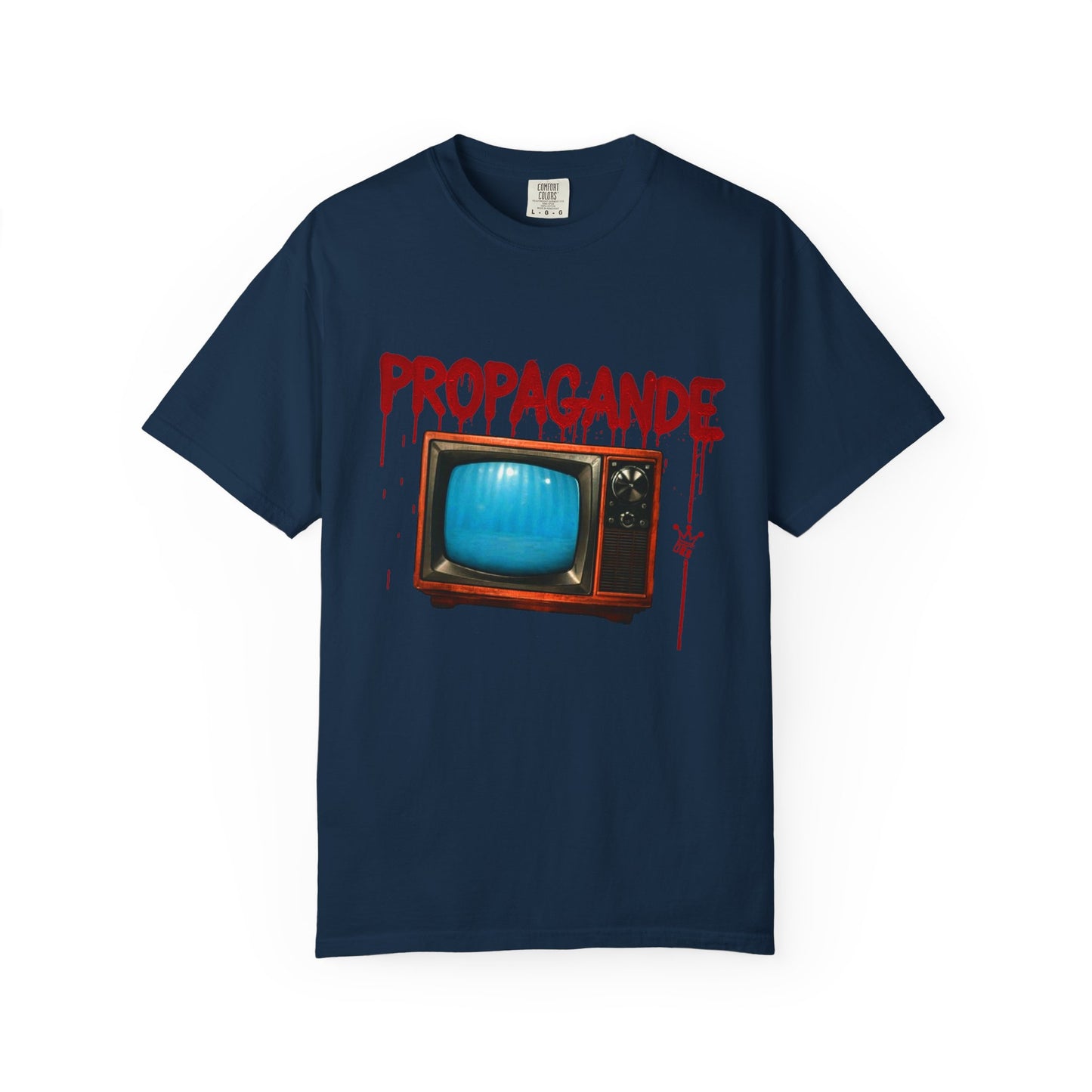 (fy) Smash that TV! Unisex.  Garment-Dyed T-shirt