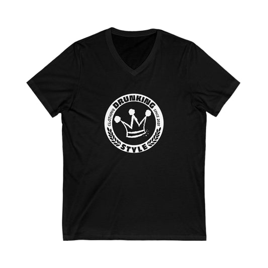 (1) Logo Officiel, Femme, Women. V-Neck Logo DKS.