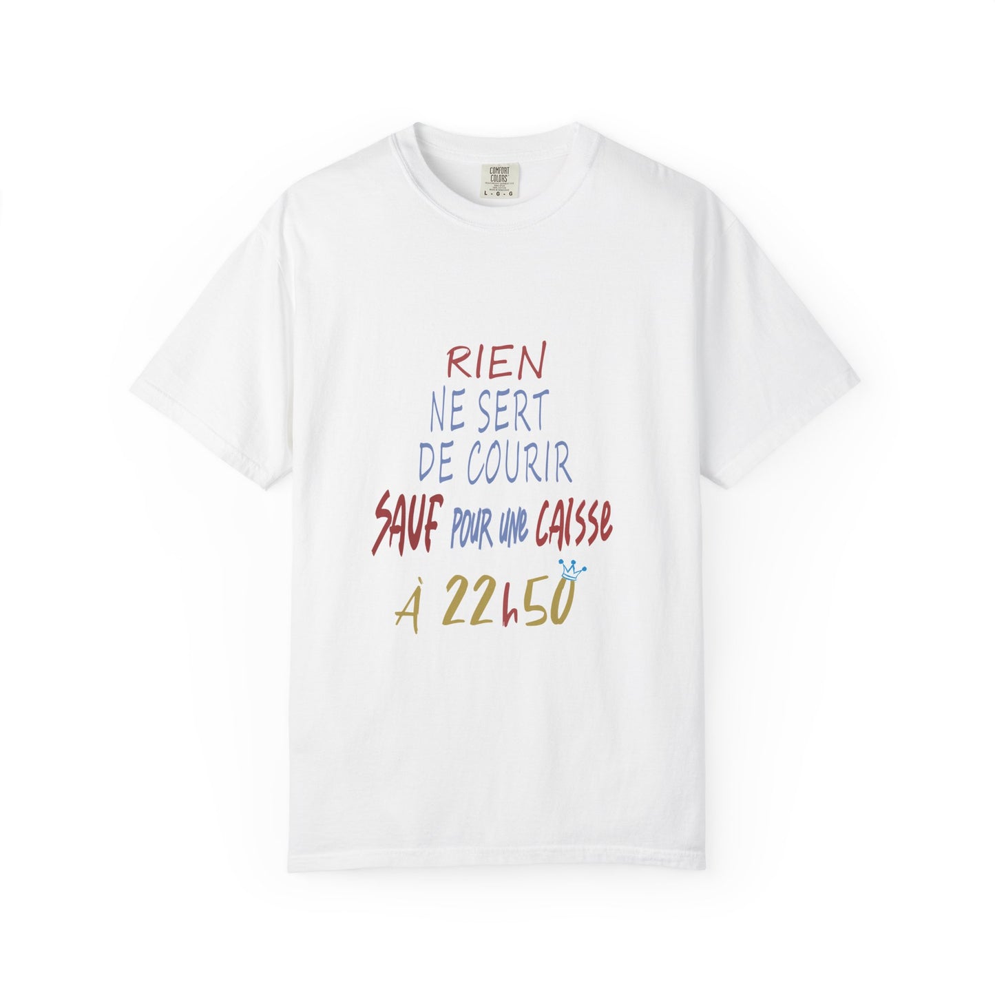 (fy) « Cours Forrest, cours ! »  Unisex.  Garment-Dyed T-shirt